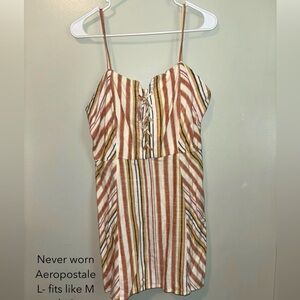 Aeropostale Striped Mini Dress